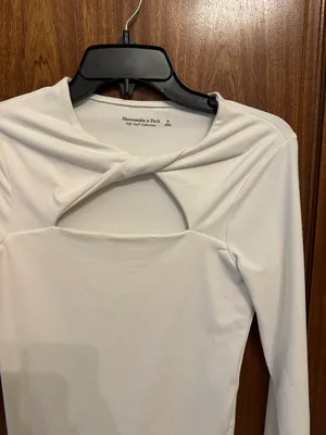 Abercrombie Soft A&F Collection Cream Bodysuit thumbnail 4