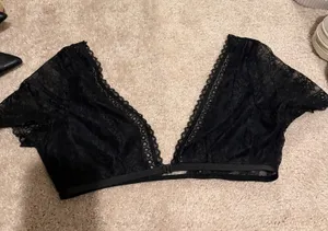Forever 21 Lace Black Top Micro thumbnail 1