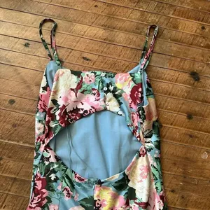 Lost+Wander Emerald Eyes rose teal silky M dress thumbnail 6
