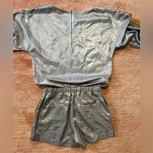 Satin with sparkles rompers thumbnail 4