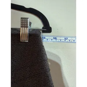 Express Pencil Skirt Size 4 Grey Slit Buckle‎ Office Siren Corporate Office thumbnail 8
