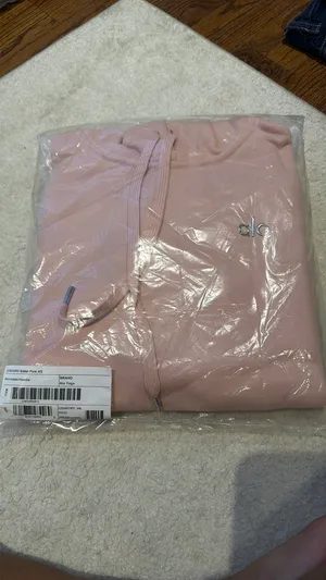 Alo Yoga Accolade Hoodie XS Ballet Pink thumbnail 3