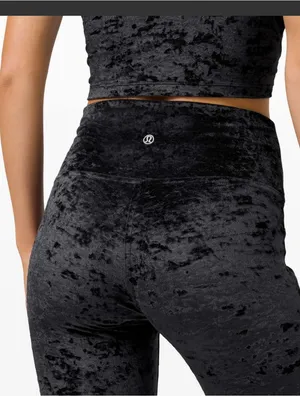 Lululemon Wunder Lounge High-Rise Tight crushed velvet thumbnail 2