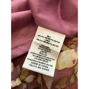 &merci Womens Mixed Floral Tiered Smocked Midi Dress Mauve‎ Rose Mustard Small thumbnail 10