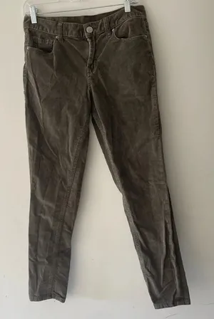 BDG (Urban Outfitters)‎ Corduroy Pants- Brown 25W Slim Boyfriend Low Rise thumbnail 1