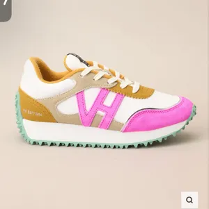 Vintage Havana Women’s Cosmic Sneaker Mustard & Pink Retro Chunky Size 9 thumbnail 3