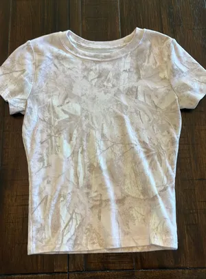 Light pink woodland camo shirt thumbnail 1