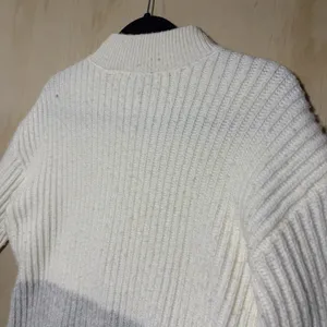 Talbots Sweater Womens Small Gray Colorblock 1/4‎ Zip Long Sleeves Ribbed thumbnail 8