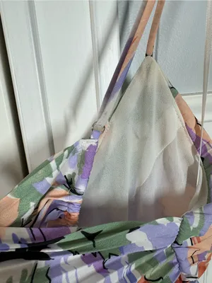 Astr the Label Blythe Pleated Spaghetti-Strap Maxi Dress in Lavender Peach Large thumbnail 6