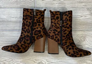 Beast Fashion Leopard Print Suede
High Top Boot thumbnail 3