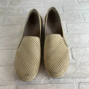 Dansko‎ 40 Loafer Slip On Sneaker Womens 9.5 10 Beige Perforated Nubuck Leather thumbnail 7