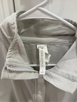 Fabletics Light Grey Romper Size Small thumbnail 2