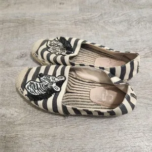 Kate Spade New York Garden Zebra Canvas Espadrille Size 5.5 thumbnail 3