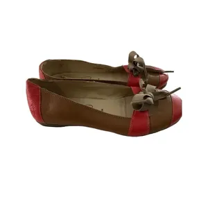 Fly London flats red brown women's size 37 US 6.5/7 thumbnail 3