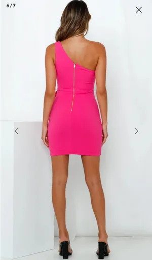 Hello Molly Backstage Passes Dress Hot Pink thumbnail 3