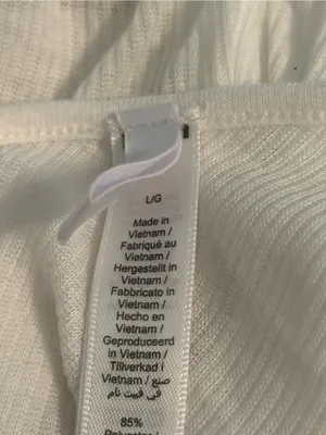 Skims Sheer Cotton V-neck Tank in White thumbnail 5