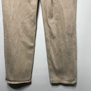 Abercrombie & Fitch Curve Love Grunge Workwear Style Bleach & Grease Stain Jeans thumbnail 6