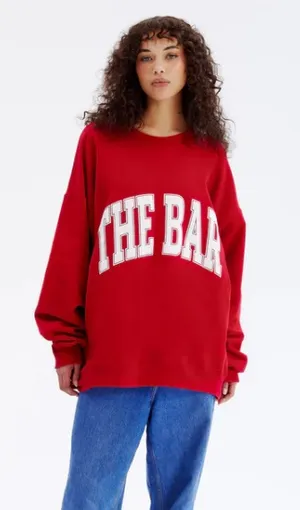 The Bar Varsity Crewneck Ruby thumbnail 1