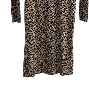 Old Navy Women's Leopard Print Long Sleeve Dress Size‎ L thumbnail 7