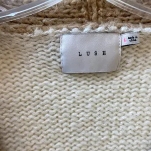Lush Womens Multicolor Colorblock Knit Cardigan Sweater Button Front Relaxed Fit thumbnail 4