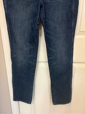 NWOT Madewell The Perfect Vintage Full Length High Ride Jean in Dark Wash thumbnail 3