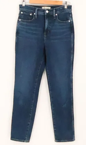 Madewell The Perfect Vintage Jean Womens Size 26 Dark Wash High Rise Denim Mom thumbnail 1