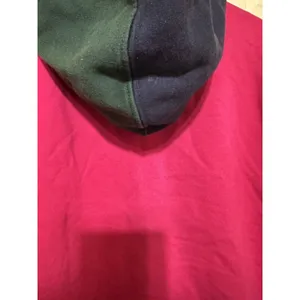 VTG Women Retro 90's‎ Paris Sport Club pullover Hoodie Color Block-L thumbnail 4
