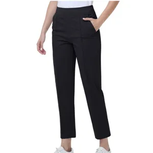 NWT ~ Women's Black Lightweight Casual Golf Pants with Zipper Pockets ~ Size XL thumbnail 2
