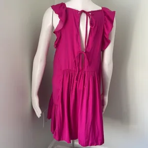 Free People Want Your Love Fuchsia Summer Dress Medium thumbnail 10