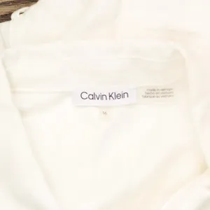 Calvin Klein Womens Sleeveless Button Up Shirt Dress M4CB8908 Soft White 16 thumbnail 4