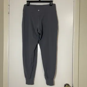 LULULEMON gray jogger tapered legging pants size US 10 thumbnail 5