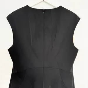 Ted‎ Baker Sheath Dress Size 4 Black Cap Sleeve Round Neck Corporate Chic Siren thumbnail 7