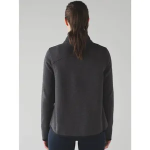 Lululemon: It's Fleecing Cold Dark Gray Full Zip Jacket thumbnail 2