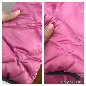 The North Face Pink Goose Down Puffer Winter Ski Snow Quilted Lined Jacket 550 thumbnail 11