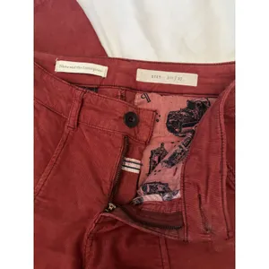 Pilcro Letterpress STET Corduroy Pants 27 Rust Red Straight Leg Anthropologie thumbnail 8