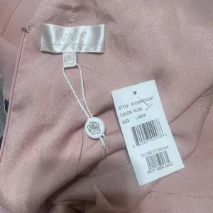 NWT WAYF Blush Pink Bella Blouson Column Gown Maxi Formal Dress Sz L Long thumbnail 12