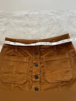 Mudd Y2K Corduroy Button Up Mini Skirt size 0 thumbnail 9