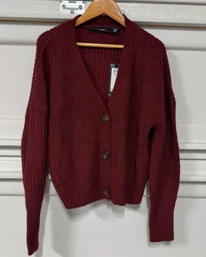 Vero Moda VMLEA V-NECK CUFF CARDIGAN Small new thumbnail 1