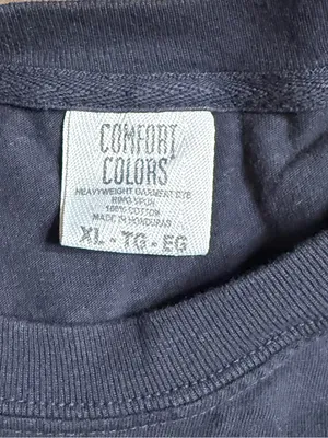 Comfort Colors Black Graphic 'Spooky' Tee with Orange and Cream Accents thumbnail 2