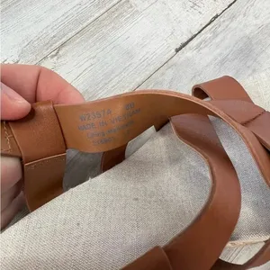 Cole Haan Crystal Espadrille Wedge Sandal Brown Leather NEW Size 8 thumbnail 8