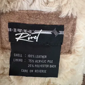 Women’s Brown Shearling Suede Jacket thumbnail 3