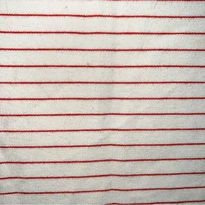 Lacoste Cream and Red Striped Top thumbnail 9