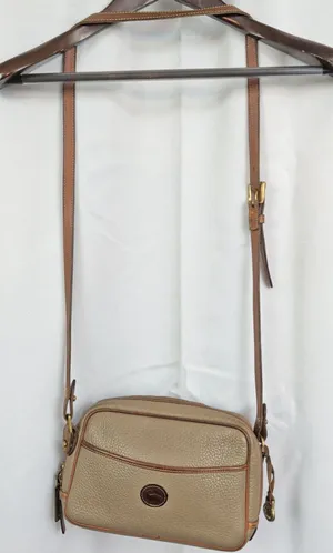 Dooney & Bourke Vintage USA Made Camera Zip Top AWL Bag thumbnail 1