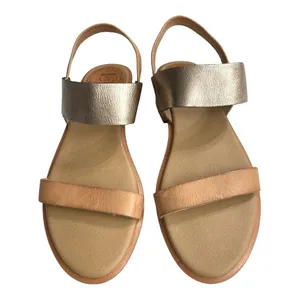 ANTHROPOLOGIE LATIGO slip on heeled strappy leather sandal 8.5M thumbnail 3