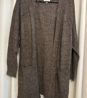 Lucky Brand Marbled Brown Long Cardigan thumbnail 1