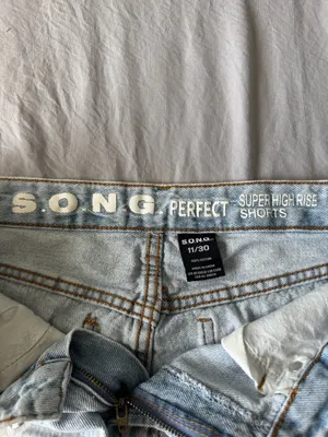 Women’s Distressed Jean Shorts Blue Size 30 thumbnail 3