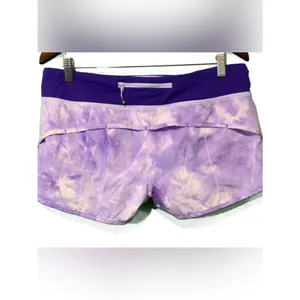 Lululemon Run: Speed Short Purple Tie Dye size 8 thumbnail 10
