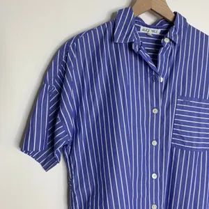 ALEX MILL Kristen Shirtdress in Stripe Mini Button Down XS thumbnail 9