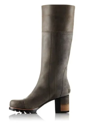 Sorel “Addinngton” tall water proof boots brown leather suede size 7 thumbnail 1