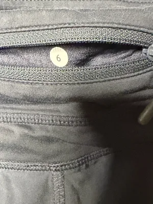 Lululemon Speed Short Black Running Shorts Size 6 thumbnail 2